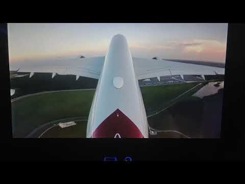 Virgin Atlantic A350 Takeoff Tail Cam - Orlando to Manchester