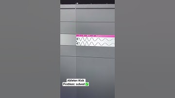 Ableton Kick Problem solved!