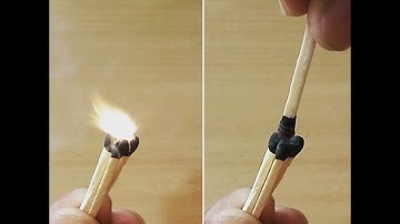 How to Light a Match Stick without using Match Box