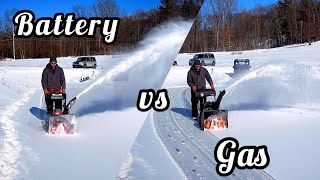 Battery vs. Gas Powered 2 Stage Snow Blowers