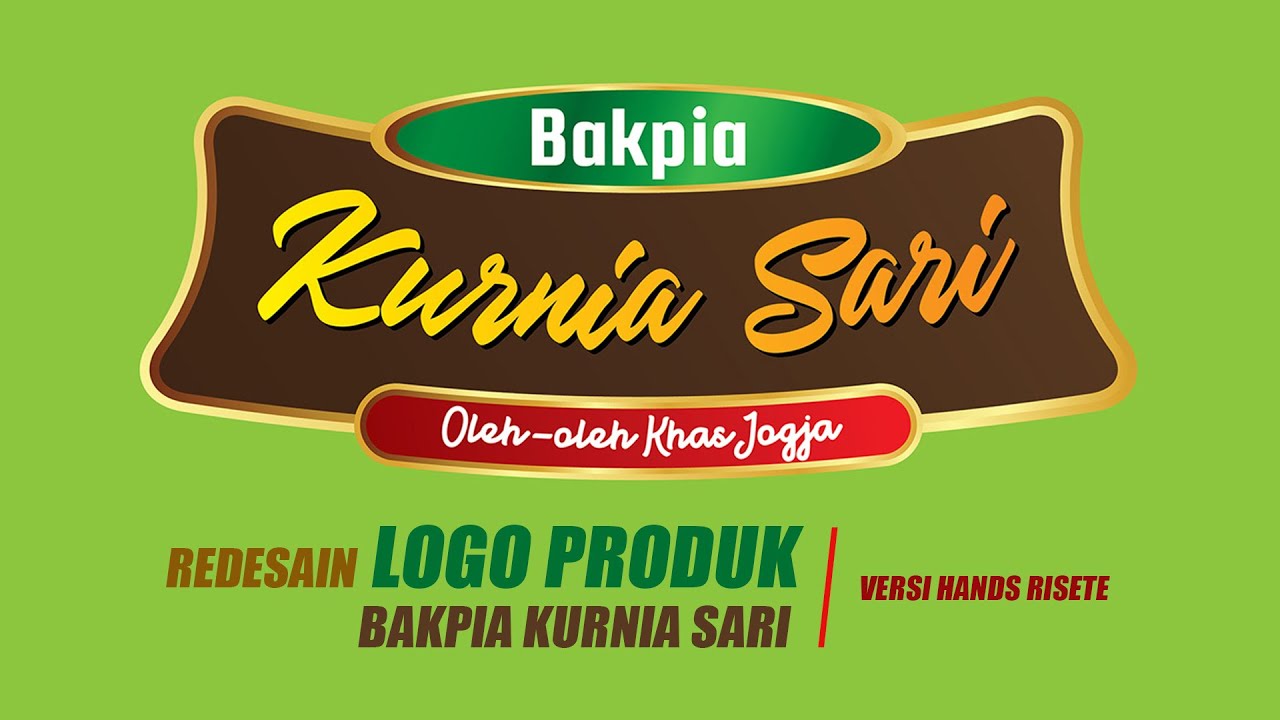  Cara Membuat Desain Logo Produk Makanan Bakpia Kurnia 