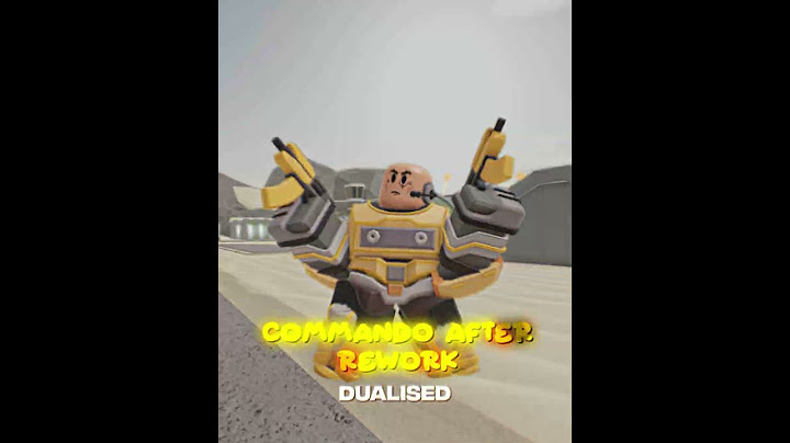 TDS Commando Rework Edit #towerdefensesimulator #tds