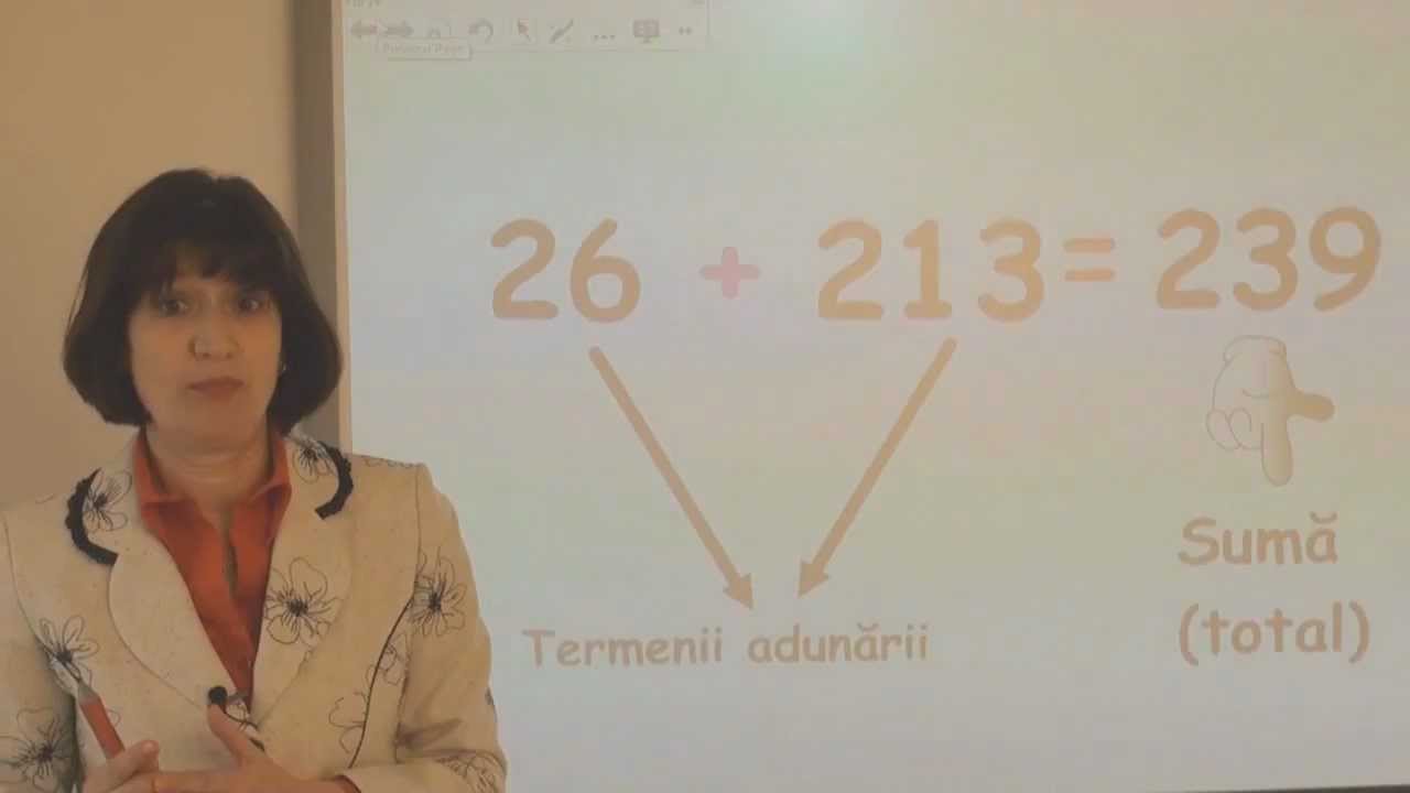 Clasa a doua: Operatii de adunare si scadere