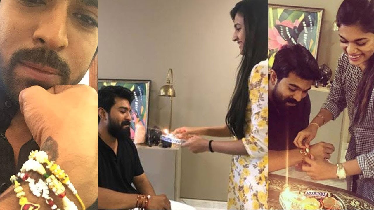 Mega Family Heros Rakhi Celebrations | Ram Charan |  Varun Tej |  Niharika Konidela | Wall Post