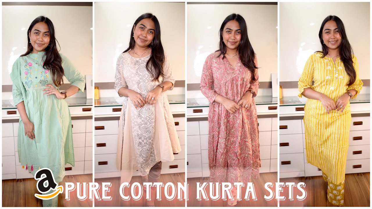 Aggregate 187+ pure cotton kurtis online latest