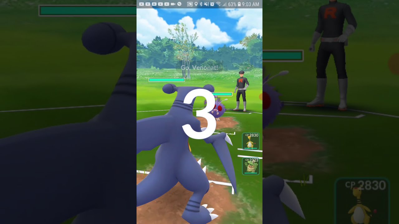 PokemonGo || Team Rocket Battles: Grunt "Go, my super bug Pokemon"