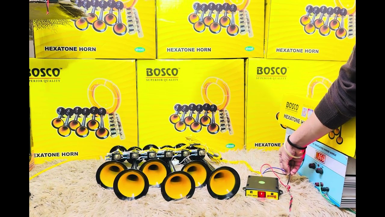 Bosco horn 30+sound musical air horn