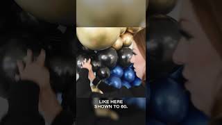 Professional Balloon Garland Technique Revealed #balloongarland #tutorial #shorts
