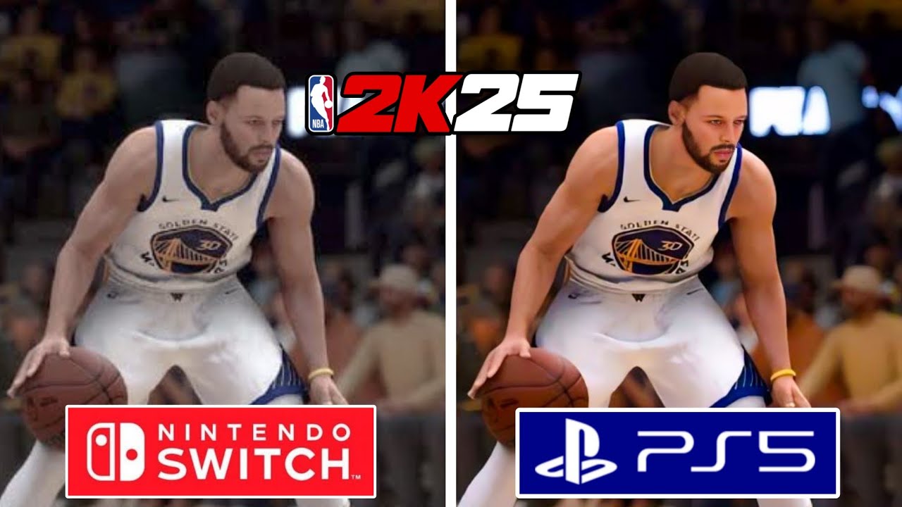 NBA 2K25 PS5 vs Nintendo Switch Graphics Comparison - YouTube