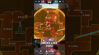 DO NOT SMOKE LIKE THIS! #shorts #valorant #vct #brimstone #bind