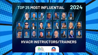 🔥 The Top 25 Most Influential HVACR Educators and Trainers of 2024 have been announced! 🔥