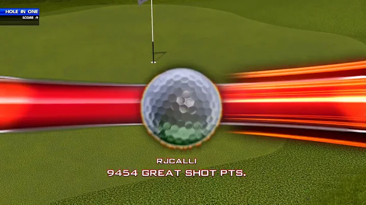 Golden Tee Great Shot on Hollywood Hills!