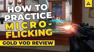 How to Practice Micro Adjustments in Valorant - Gold Viper VoD Review - Valorant Gameplay