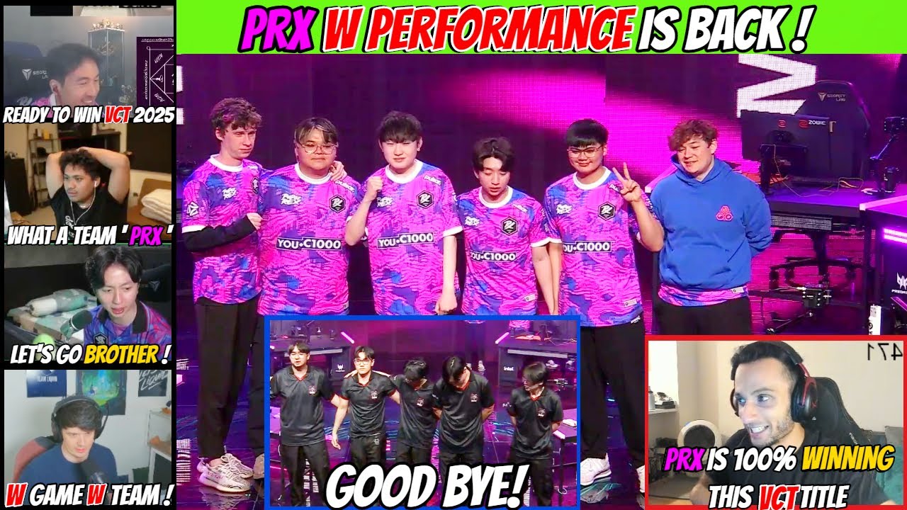 NRG FNS PRX CGRS T1 Xccurate & Sliggy Reacts to PRX Shows W Performance & Eliminated Boom Esports