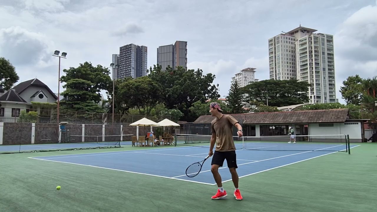 TENNIS SINGLES MATCH MICHAEL VS JI PADEL 테니스 빠델 단식 경기