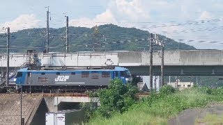 山陽本線上り　2088ﾚ　貨物列車桃太郎EF210-5　コンテナ少なめ2022/9/12