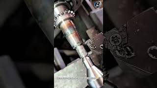 Perfect Precision Thread Cutting Process ⚙️🔥 #Machining #Metalworking #Engineering