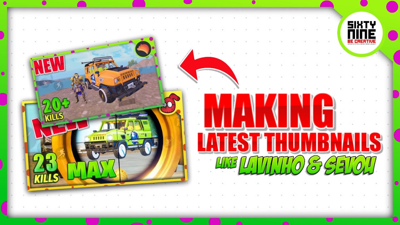 How To Make Latest Gaming Thumbnails Like Levinho and Sevou in Android ?
