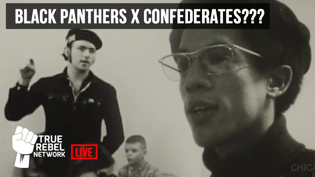 Black Panthers worked with Confederate Flag wearing YPO? - Never-Before-Seen Footage