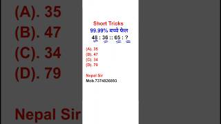 Railway Group D Reasoning Class 2026 // Number Analogy Shorts || Analogy Question Railway Exam