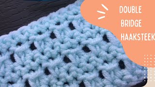 Super Easy Double Bridge Haaksteek - How To Crochet A Bag-Stitch