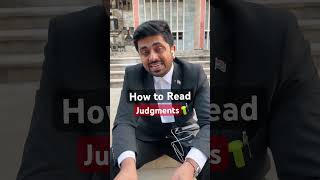 How to read Judgments
