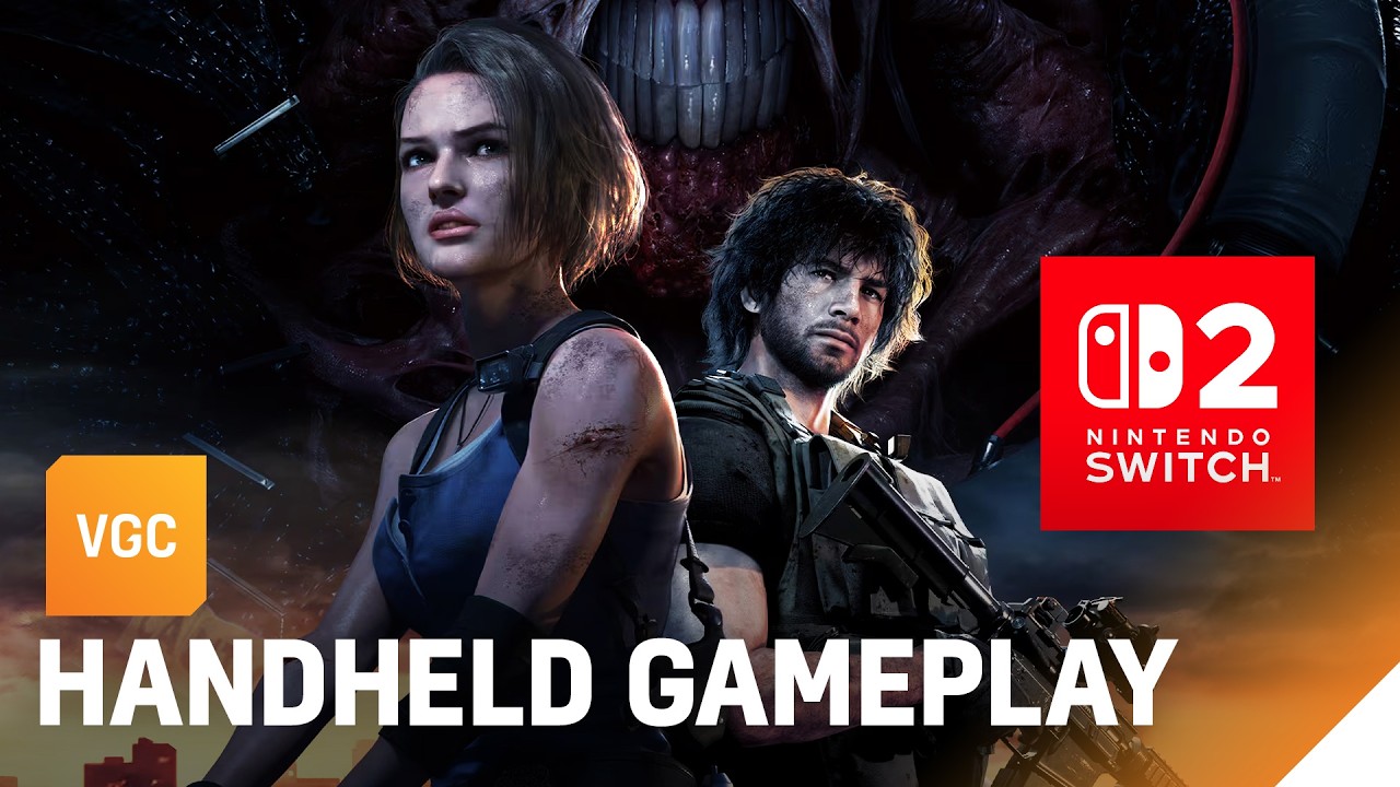 Resident Evil 3 Remake Nintendo Switch 2 Handheld Gameplay