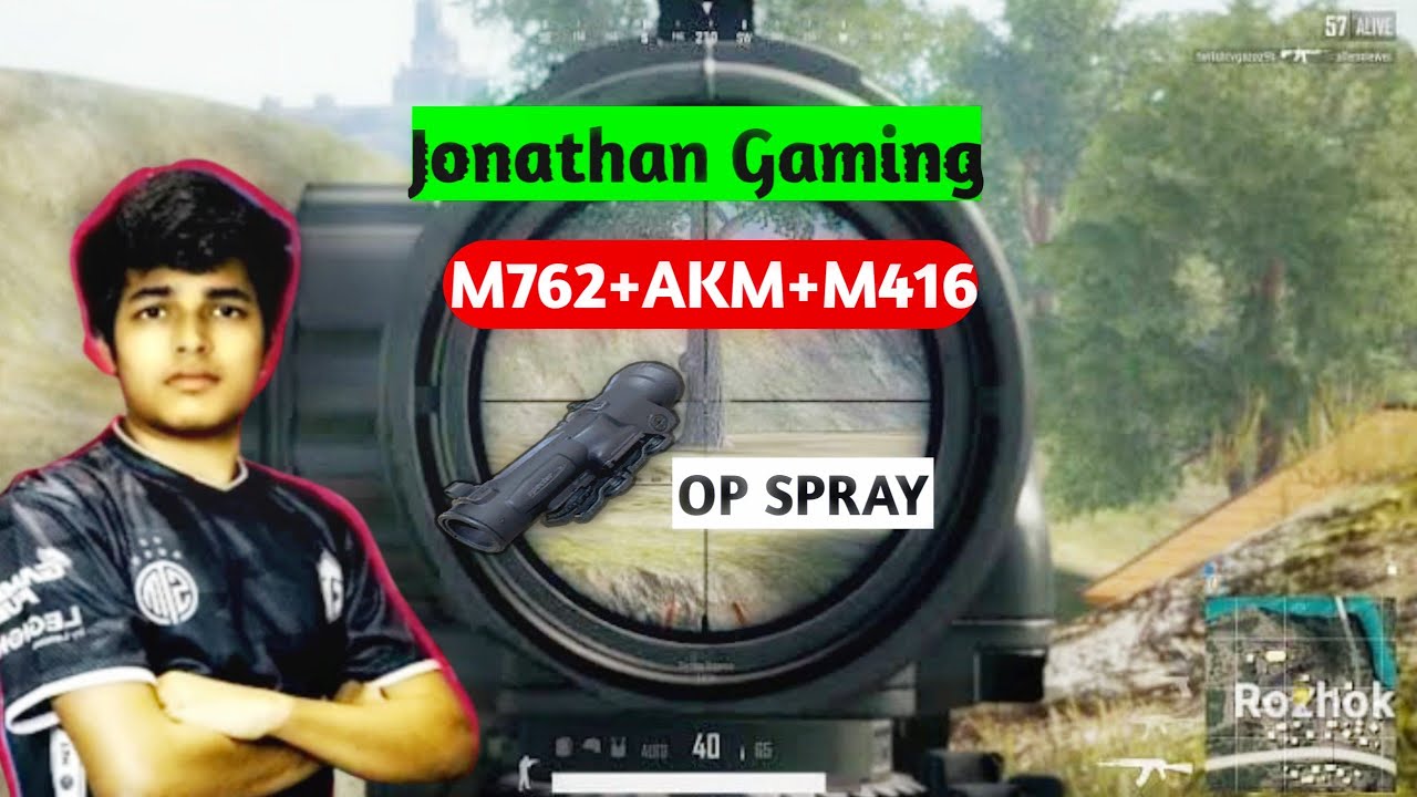 Jonathan 6X Spray !!m762+akm+m416 OP SPRAY