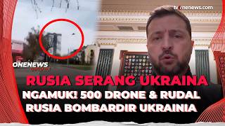 Serangan di Siang Bolong, 500 Drone & Rudal Rusia Serang Ukraina | OneNews Update