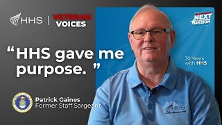 HHS gives Air Force Veteran renewed purpose | Patrick Gaines