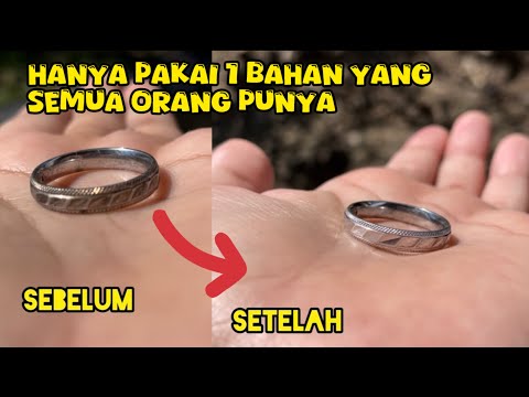 Cara membersihkan cincin menghitam bahan perak 925 dengan mudah di rumah hanya pakai odol