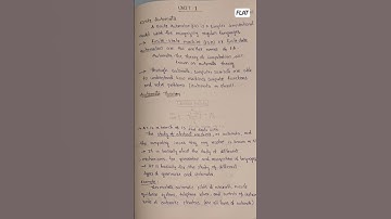 R23 | FLAT | Unit-1 Introduction of Formal Languages and automata Theory
