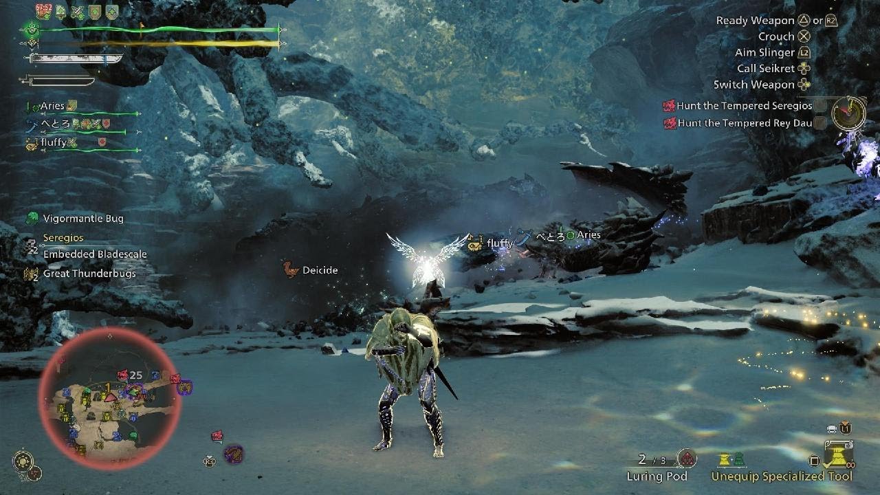 Monster Hunter Wilds  - Tips: Area 1 Traps for Seregios (few hunters using this strategy)