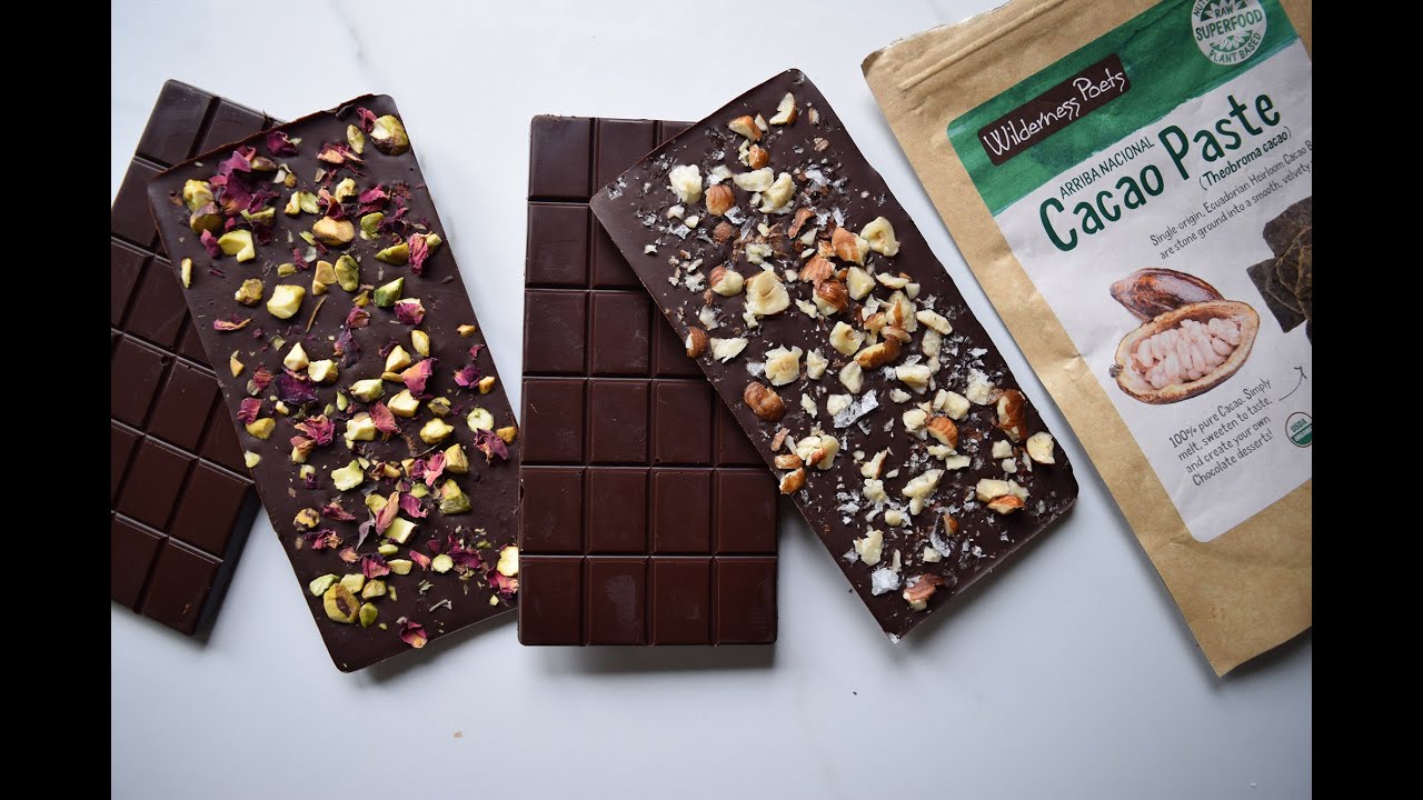 DIY chocolate bars YouTube