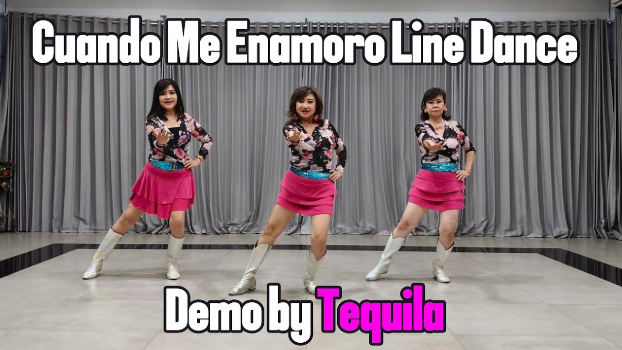 Cuando Me Enamoro Line Dance - Demo by Tequila