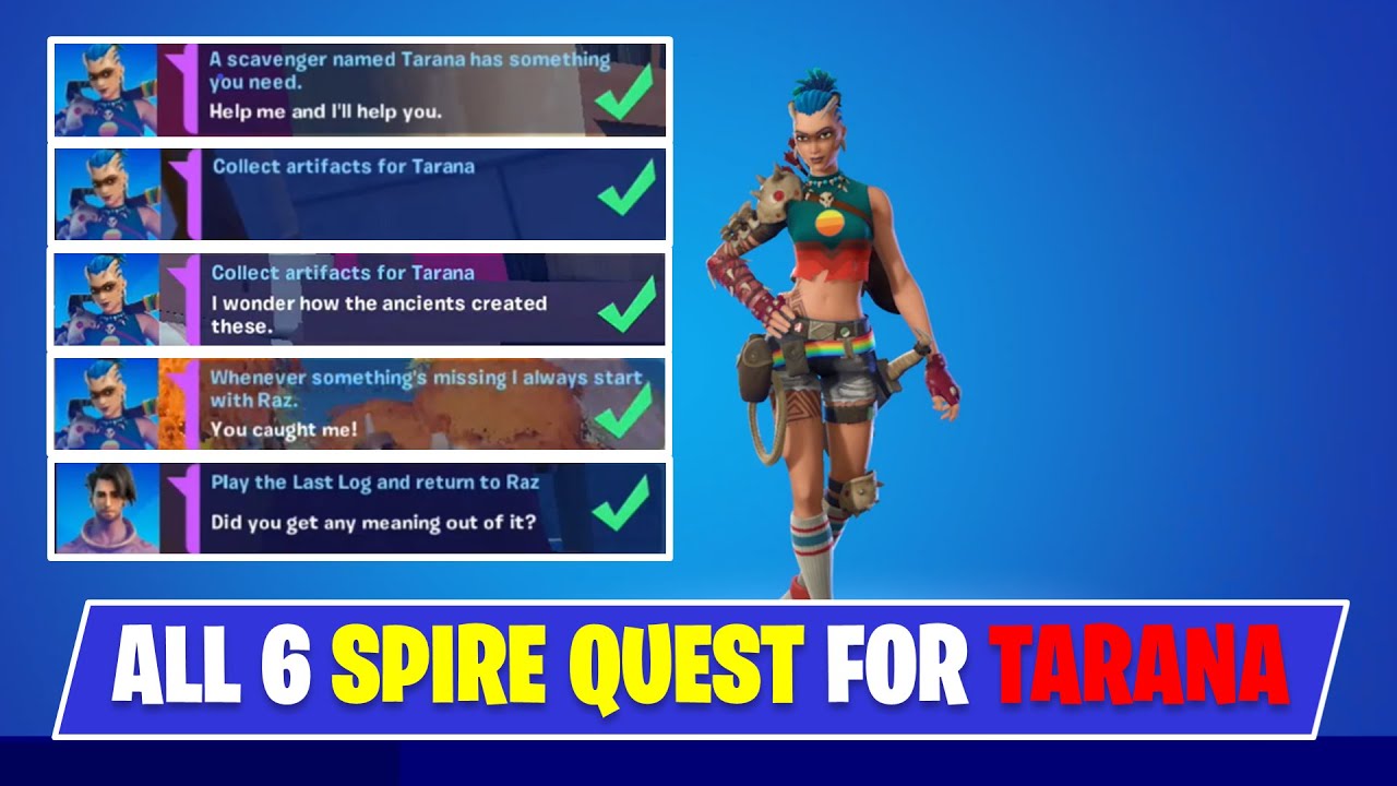 All 6 Spire Quest for Tarana | Guide to All Week 3 Tarana Quests