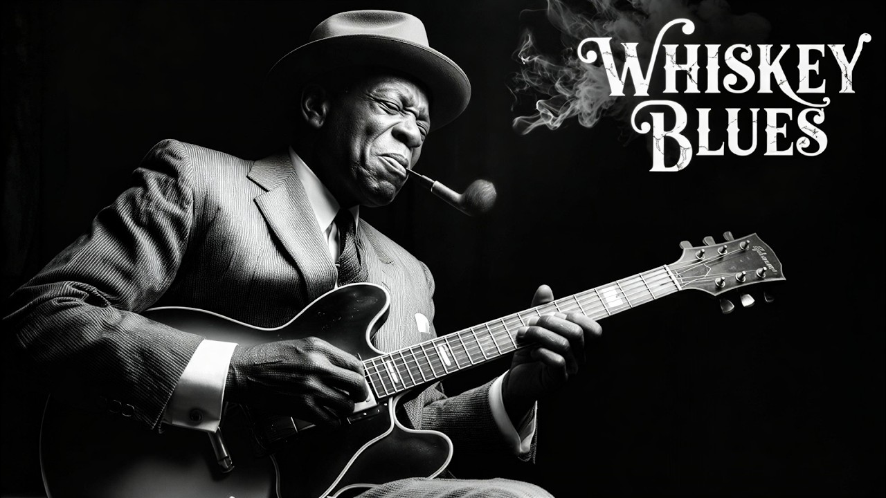 Soulful Whiskey Blues - Slow Guitar for Peaceful Evenings