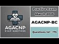 March 2025 | 141-175 Questions | AGACNP-BC | Adult-Gerontology Acute Care Nurse Practitioner