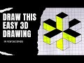 Draw This Easy 3D Drawing In Few Seconds