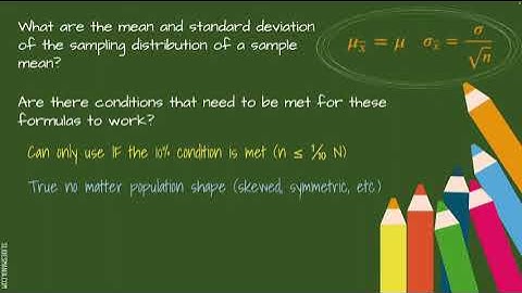AP Stats 7.3a Sampling Distribution of a Sample Mean