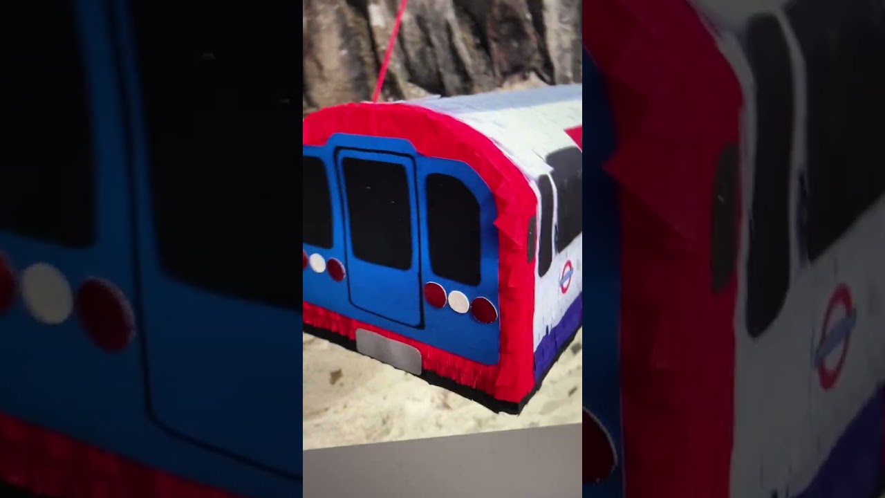 Clarence Hit The Pi&ntilde;ata Underground Train