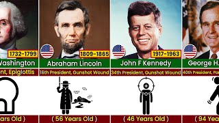 How Every US Presidents Died - Age of Death