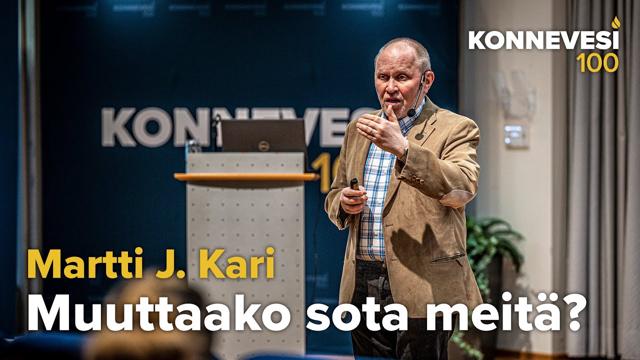 Martti J. Kari: Muuttaako sota meitä? // Ukraina-ilta // Konnevesi 100