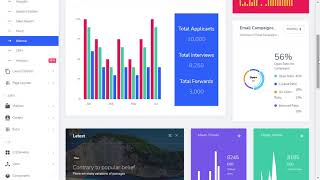 Material Dashboard Bootstrap Admin Template with LTR Light Theme