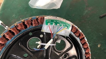 pasion ebike 48V 1500W Hub Motor Repair - Opening Testing Hall sensor replacement change hall sensor