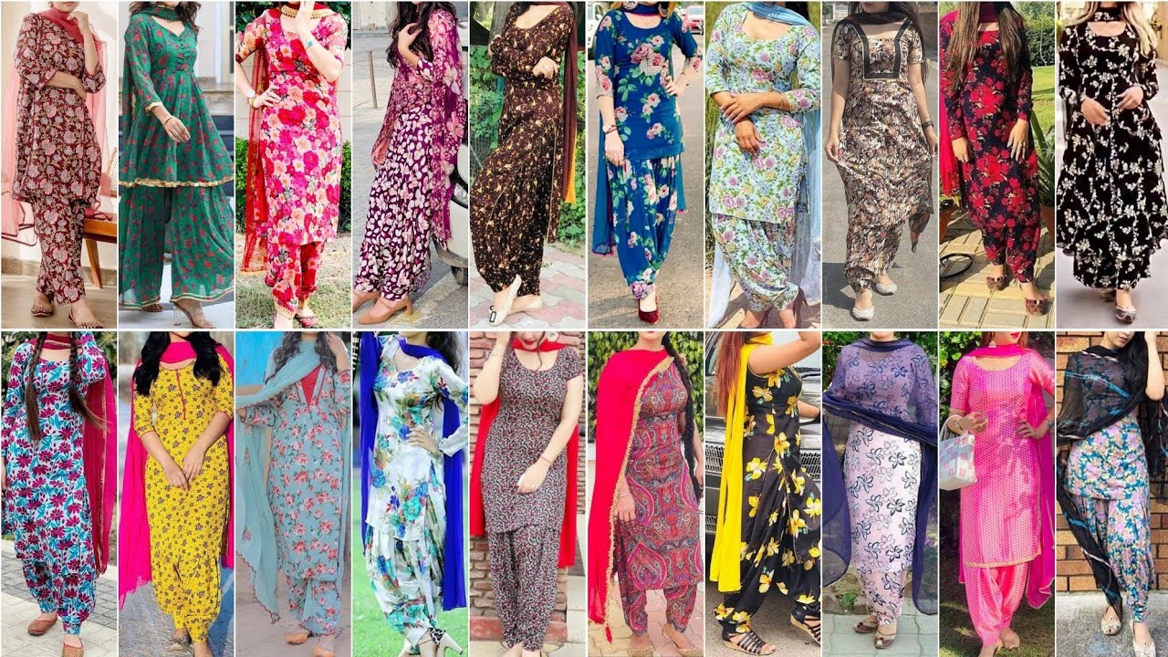 100% Latest Punjabi Cotton All Over Suit Design Ideas 2023