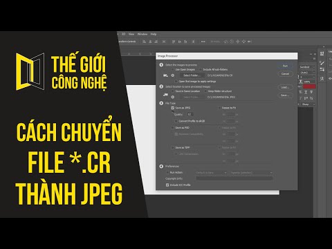 วิธีแบทช์แปลงไฟล์ CR2 เป็น JPEG โดยใช้ Photoshop