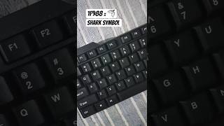 Typing trick !! ( code 1f988 )_ Shark Symbol | #asmr #keyboard #asmrkeyboard #typing