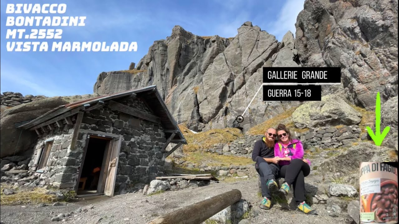BIVACCO BONTADINI - BALCONE SULLA MARMOLADA | TRA VENETO E TRENTINO ALTO ADIGE.