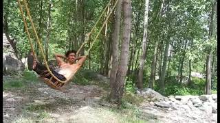 Tirthan Valley Tara Home Stay Swing In Falachan River Touched